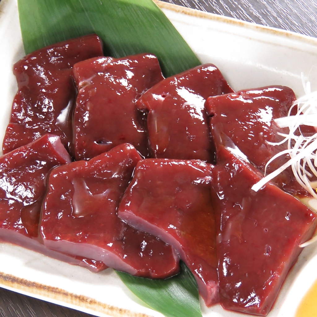 新鮮レバー♪炙って、ごま油と塩でお召し上がりください！