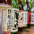 店主が全国から厳選した日本酒が多数！