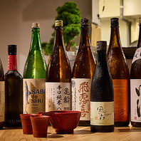 料理を引き立てるハイボールと日本酒の充実◎