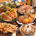 こだわり食材に職人の技と独自の発想を重ねた創作和食が自慢♪噛むほどに肉汁が溢れる当店名物「自家製趙粗びきメンチカツ」や、西京味噌で丁寧に漬け込んだ「銀だら西京焼き」、カジュアルに味わえる「俺のツナタコス」など、一品一品こだわり抜いた絶品料理をご提供。