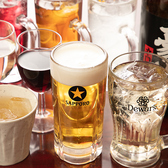 生ビール、日本酒、ワイン、サワーのタイムサービスがお得。
