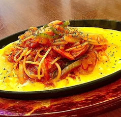 鉄板玉子ナポリタン