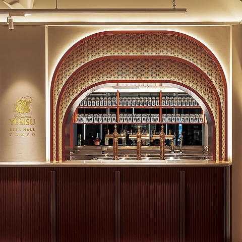東京メトロ銀座駅Ａ３出口より徒歩約5分　YEBISU BEER HALL TOKYO