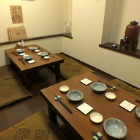 【総席数30席】カウンター席・テーブル・座敷個室完備