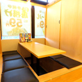 個室で、デートや仲の良いご友人とのお食事にもおすすめです。
