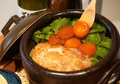 料理メニュー写真&nbsp;名物 キジ玉土鍋ごはん