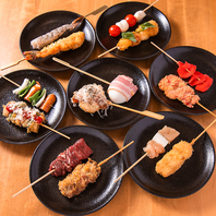本場大阪の味を再現！こだわりの串カツ「七福神」◎