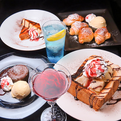 記念日もOK◎パンケーキ（+300円でデザートメニューのプレートに変更も◎）主役の満足は間違いなし！の写真