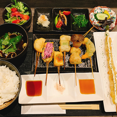 創作串揚げ ゼロゼロワンのおすすめランチ1