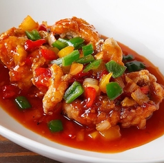 プラー・サムロット/真鯛の唐揚げ ~タイ風甘酢ソースと共に~