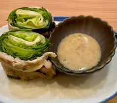 しゃき豚レタス巻き