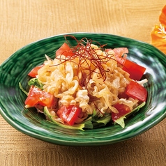 ミミガーと香味野菜の冷菜~コーレーグースドレッシング~