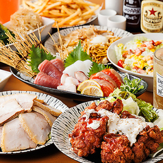 【3時間飲み放題付】プレミアムプラン 2時間よりも3時間がお得？！ 全7品4500円(税込)の写真