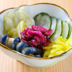 漬物の盛り合わせ