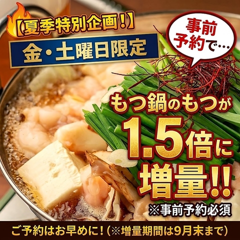 ～ここでしか食べられない本格もつ鍋を～