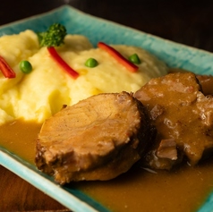 ADOBO DE CERDO やわらかローストポークのステーキ