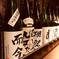 【オススメ４】全国より厳選された日本酒25種・焼酎16種が◎