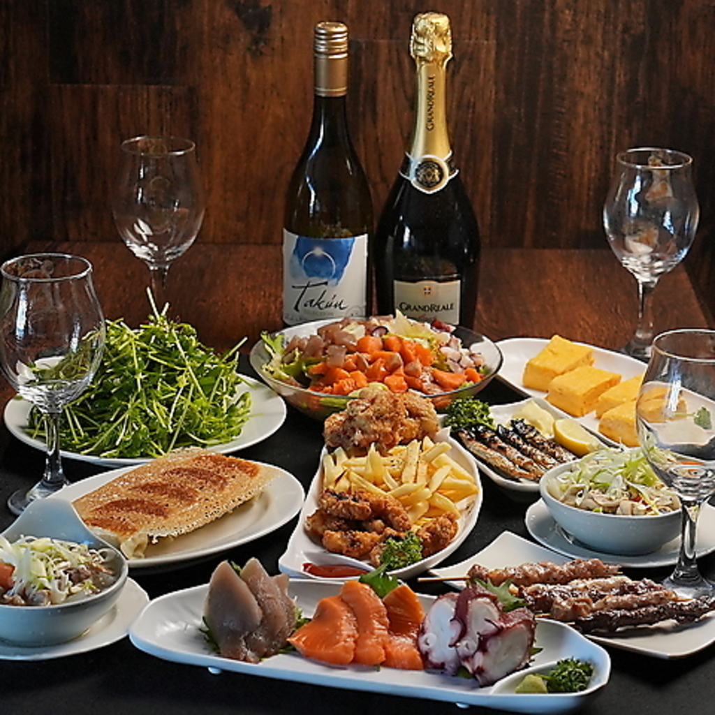 たっぷり楽しめる食べ放題をご用意しております。