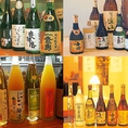 厳選した日本酒や焼酎、酒蔵限定本格リキュールなど、お酒の種類もバリエーション豊かにご用意しています！