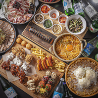 ボリューミーな韓国料理をご用意しております◎