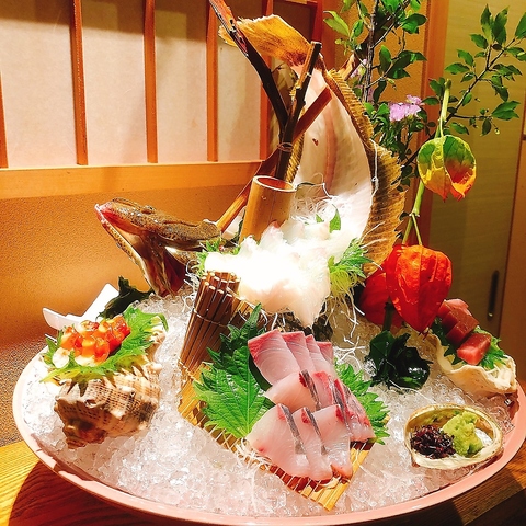 『選んで安心！幹事さんに嬉しいお店』全国から厳選の鮮魚と貝類を使った自慢の活造り