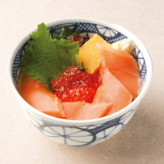 いくらサーモン丼