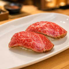 和牛タタキ握り(2貫)