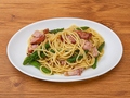 料理メニュー写真&nbsp;ウインナーベーコンのペペロンチーノ