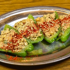 パリピーと青唐肉味噌