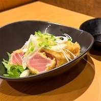 中目黒店名物「マグロのレアカツ」