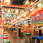 番屋風の店内でワイワイ浜焼きをお楽しみください★