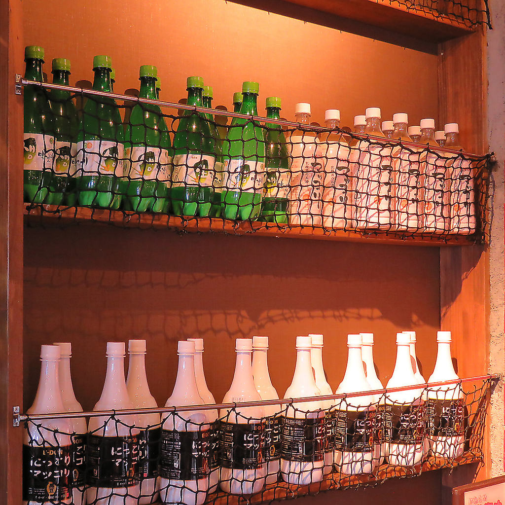 【韓国の風を感じる一杯をどうぞ】定番からチャミスルなど選りすぐりのドリンクをご用意しております