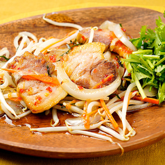 豚肉アジアンスイートチリソース炒め