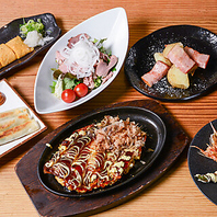 鉄板焼きを味わい尽くすならコース料理で♪