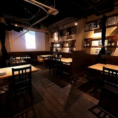 100インチのど迫力プロジェクターを2つ完備。フラッシュメモリー、HDMI端子でお手持ちのパソコンの映像をそのまま流せます!