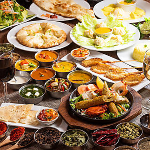 海浜幕張駅5分◆インド料理をお手頃に◎飲み放題コース・ランチビュッフェございます