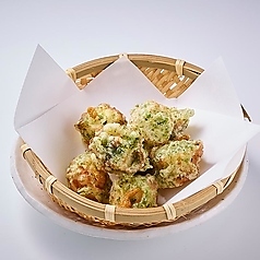 チーズ入りちくわの一口磯辺揚げ