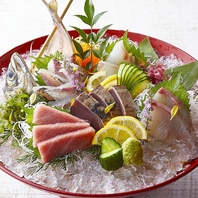 【鮮魚5種盛り合わせ】