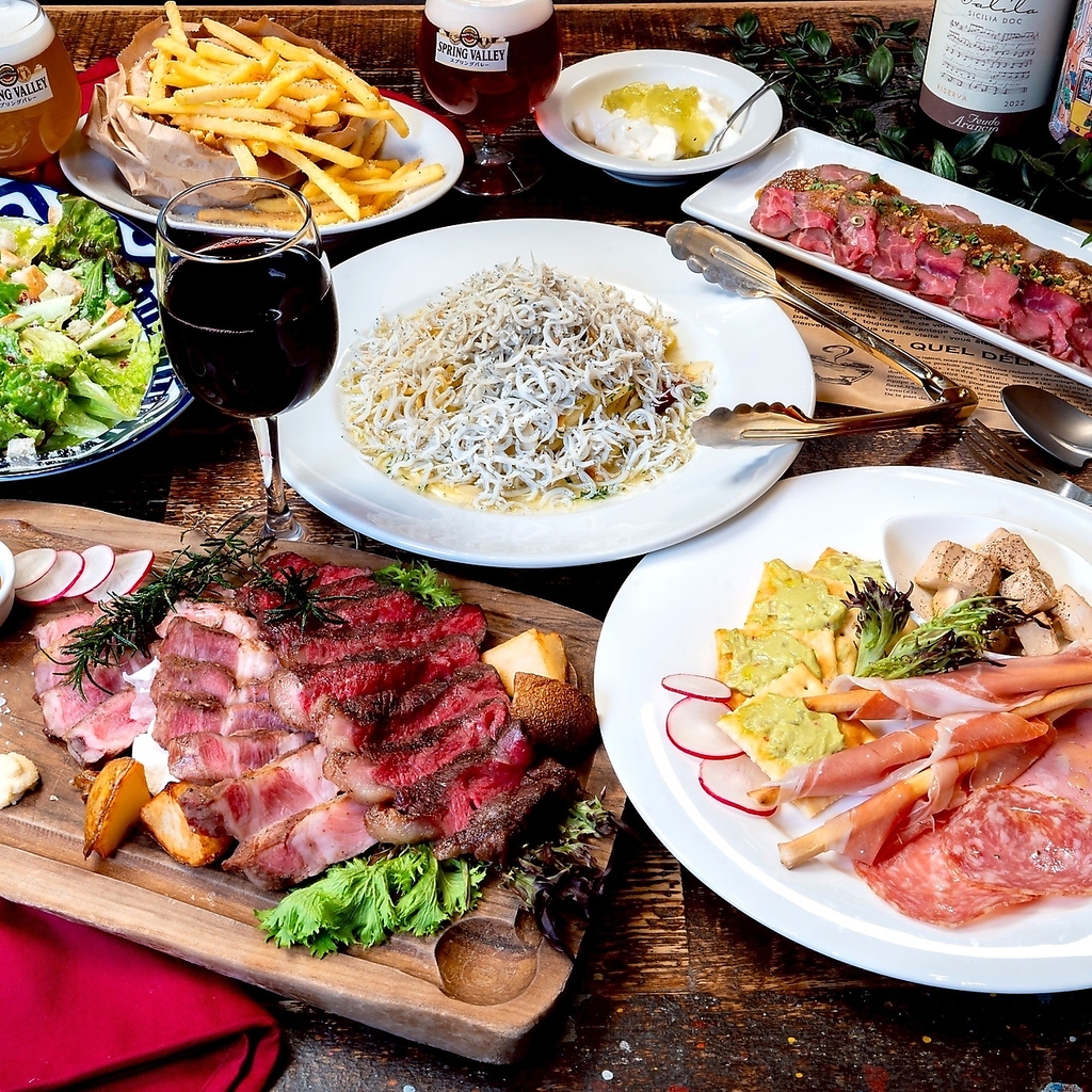 【パーティー、誕生日などに】自慢の魚・肉料理を楽しめる2時間飲み放題付コース5,000円～ご用意