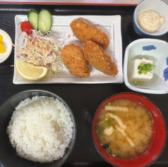 ※カキフライ定食