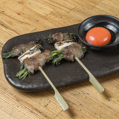 すき焼き串 玉子付(二本)