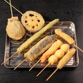 料理メニュー写真&nbsp;おまかせ串揚げ５本盛り/８本盛り