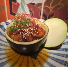 賀茂茄子　自家製マーボー
