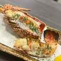 料理メニュー写真&nbsp;伊勢海老の姿焼き 半身 塩 税抜3000円