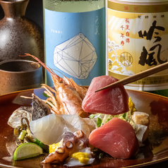 生本マグロ含む瀬戸内鮮魚のお造り盛合せ