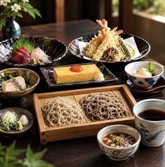 麻布十番そばごやのコース写真