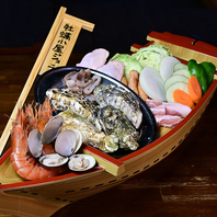 卓上で焼き上げる海鮮！旬の味覚を心ゆくまで存分に満喫