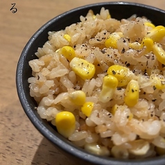 とうもろこしの炊き込みご飯