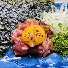 本マグロのユッケ