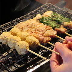 1本ずつ丁寧に焼き上げた自慢の『串焼き』！